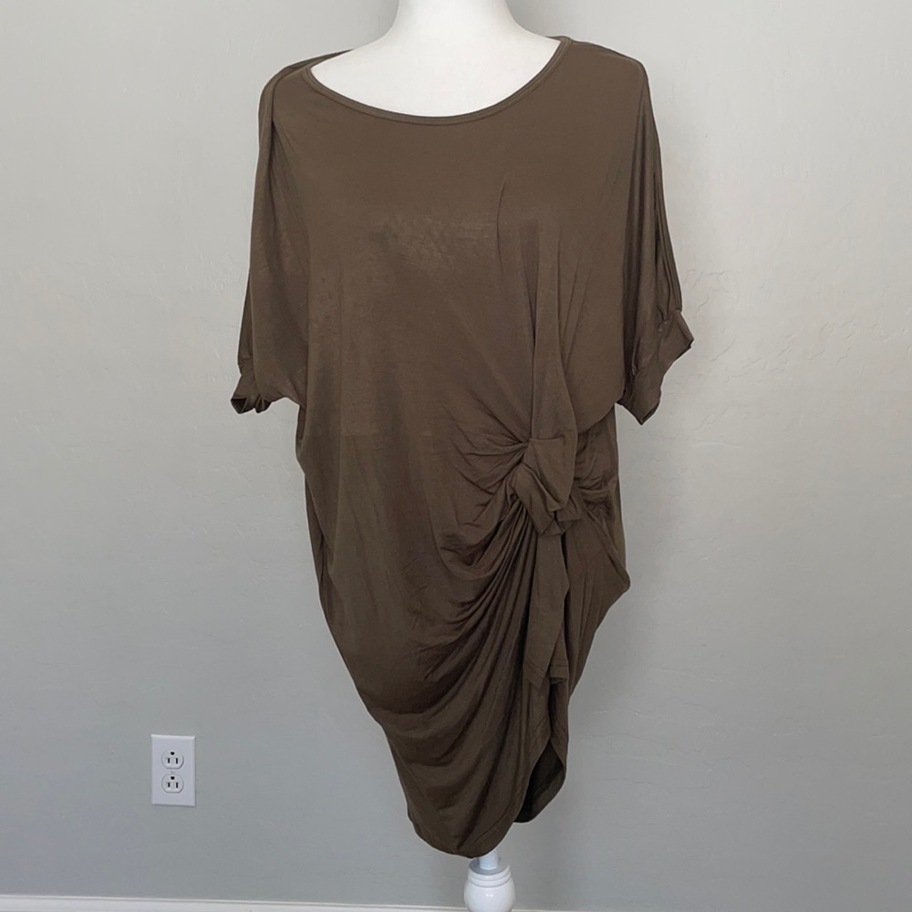 Lea & Viola side bunched detail blouse/tunic